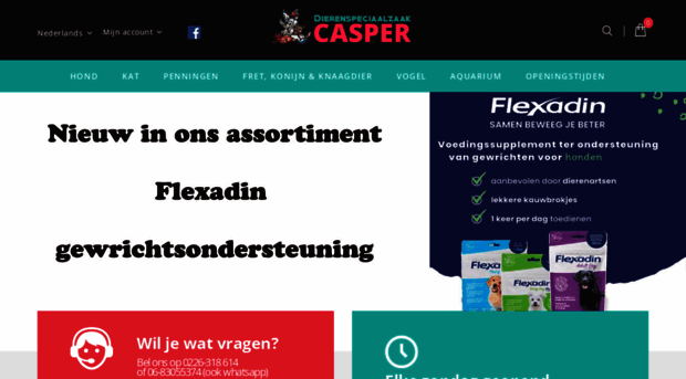 casper-dierenspeciaalzaak.nl