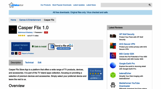 casper-flix.updatestar.com