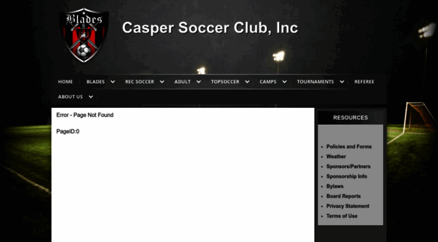 caspersoccerclub.com