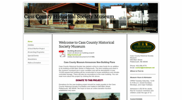 casscountynemuseum.org