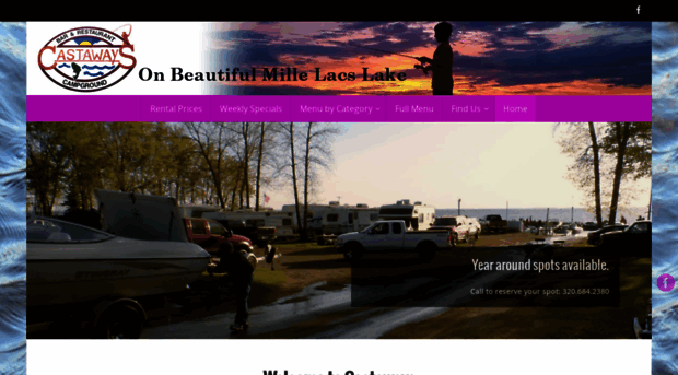 castawaysonmillelacs.com