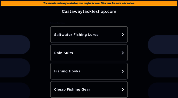 castawaytackleshop.com