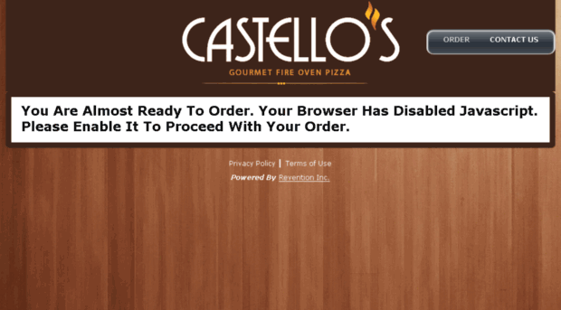castellospizza.hungerrush.com