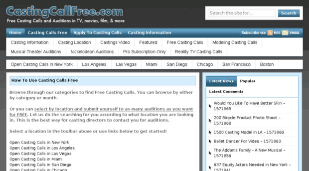 castingcallfree.com