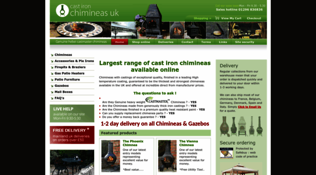 castironchimineas.co.uk