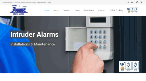 castlealarms.co.uk