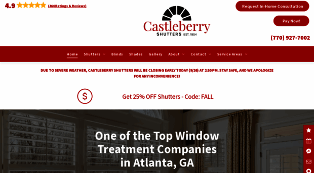 castleberryshutters.com