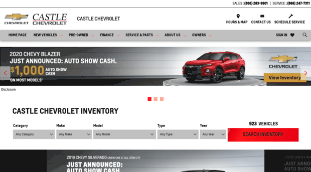 castlechevycars.net