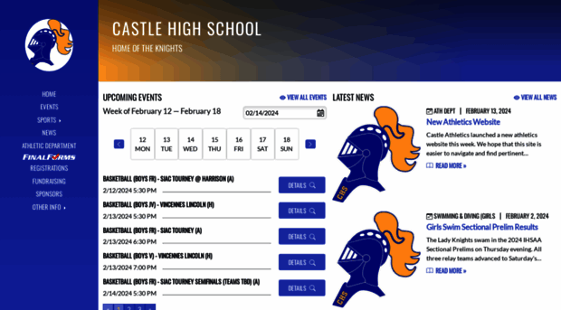 castleknightsathletics.com