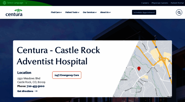 castlerockhospital.org