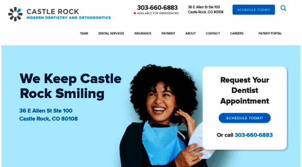 castlerockmoderndentistry.com