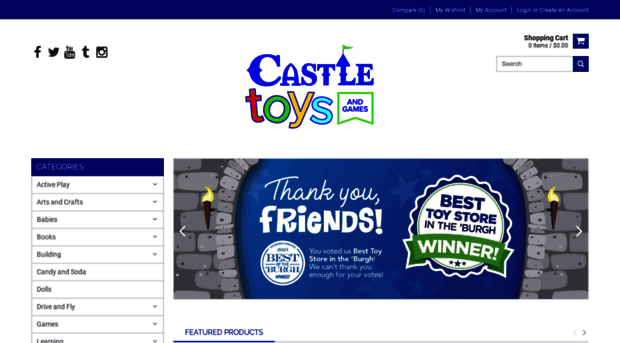 castletoysandgames.com