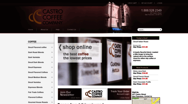 castro-coffee.com