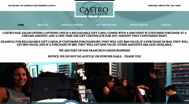 castronailsalon.com