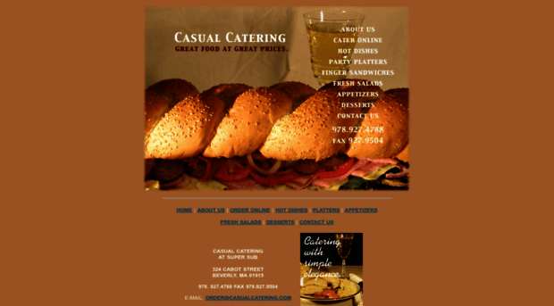 casualcatering.com