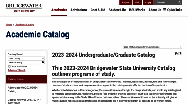 catalog.bridgew.edu