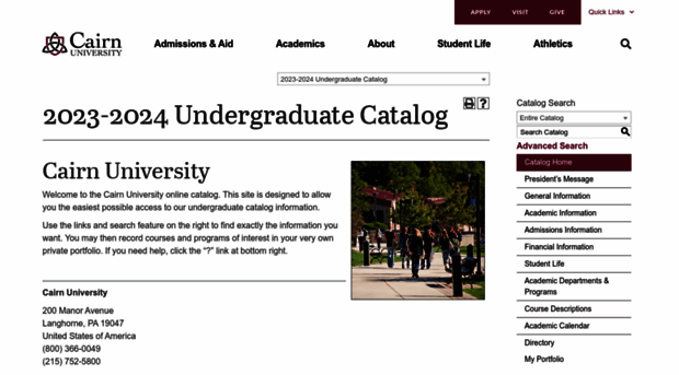 catalog.cairn.edu
