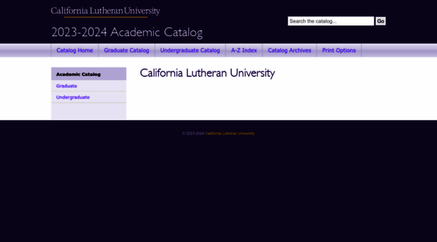 catalog.callutheran.edu