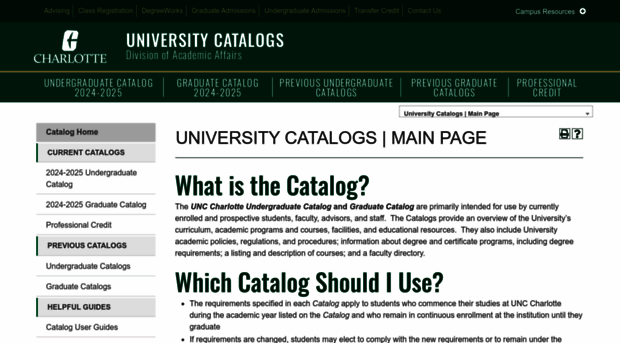 catalog.charlotte.edu