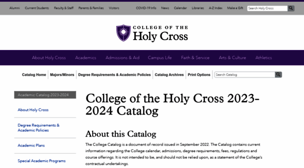 catalog.holycross.edu