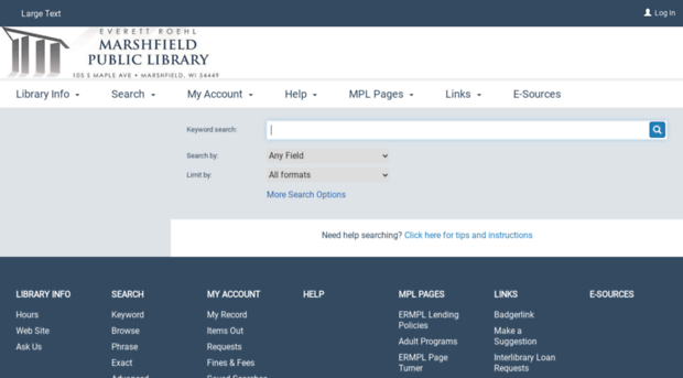 catalog.marshfieldlibrary.org