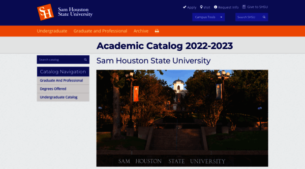 catalog.shsu.edu