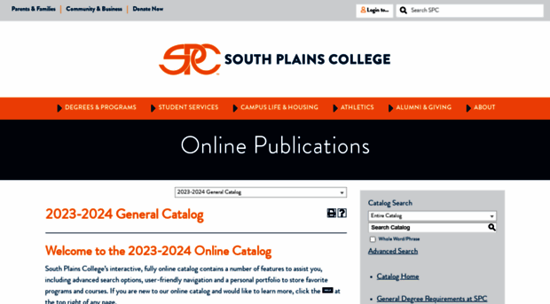 catalog.southplainscollege.edu