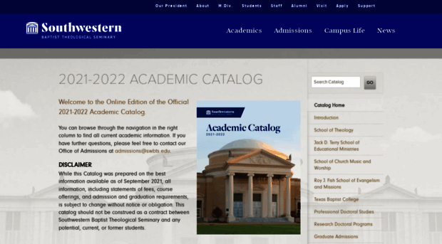 catalog.swbts.edu