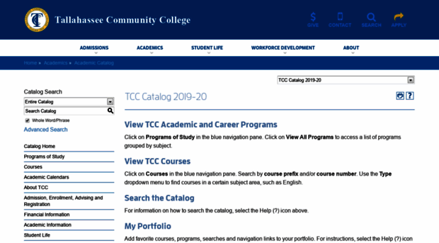 catalog.tcc.fl.edu