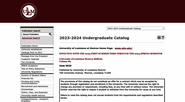 catalog.ulm.edu