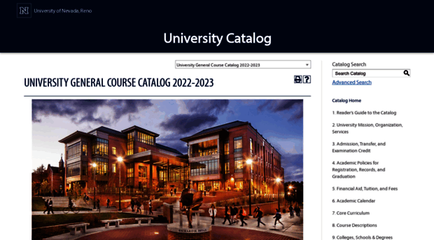 catalog.unr.edu