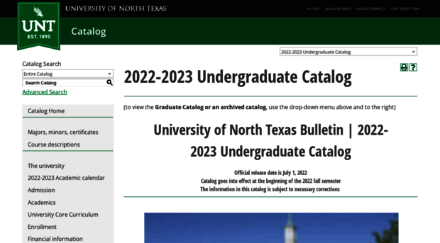 catalog.unt.edu