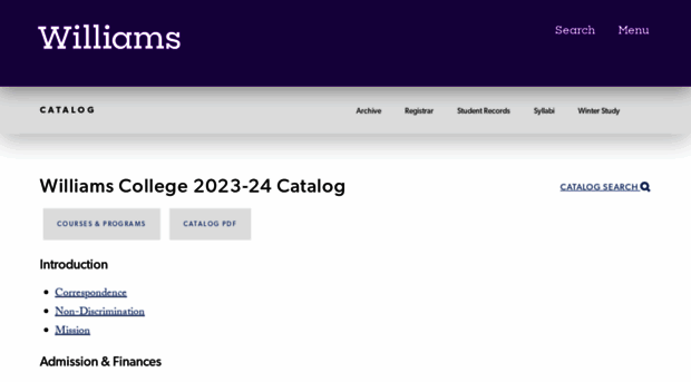 catalog.williams.edu