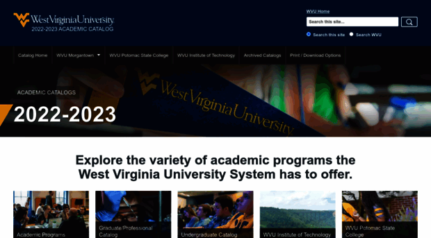 catalog.wvu.edu