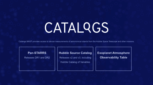 catalogs.mast.stsci.edu