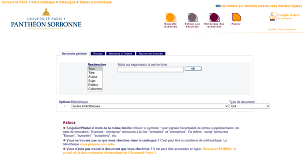 catalogue.univ-paris1.fr