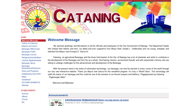 cataning.cityofbalanga.gov.ph