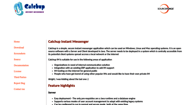 catchup.sourceforge.net