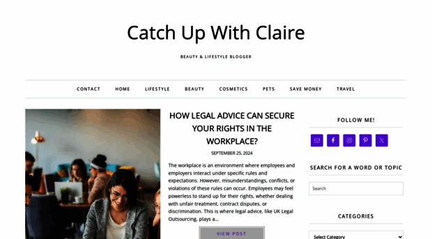 catchupwithclaire.com