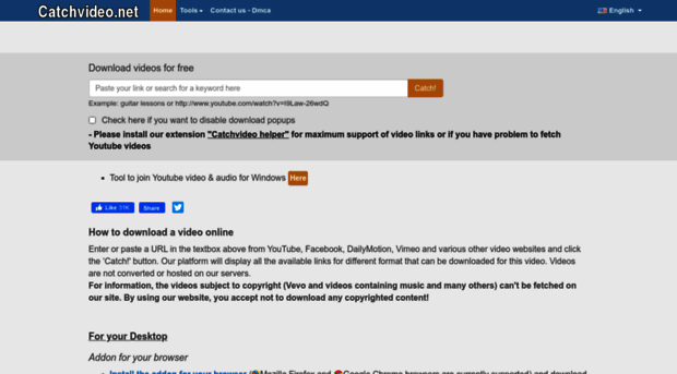 catchvideo.net - Online video downloader for Yo... - Catchvideo