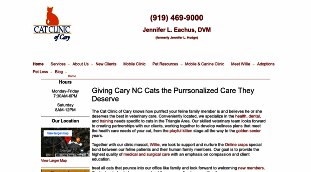 catclinicofcary.com