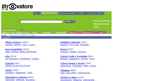 categorie.iltrovatore.it