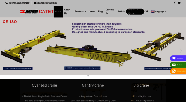catetcranes.com