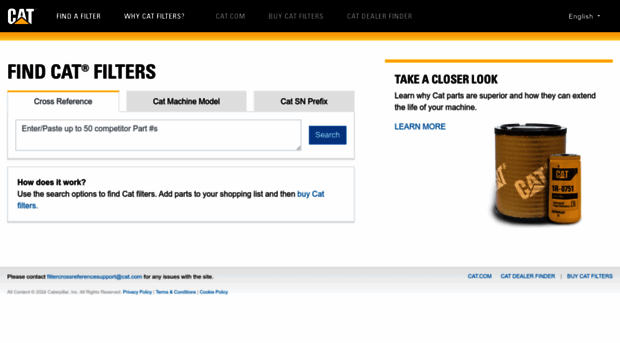 catfiltercrossreference.com