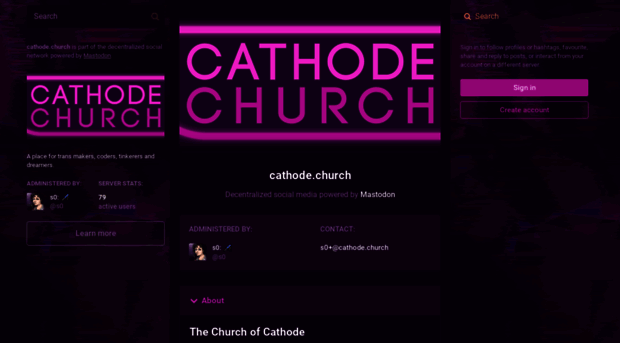 cathode.church