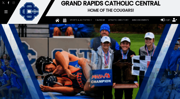 catholiccentralsports.com