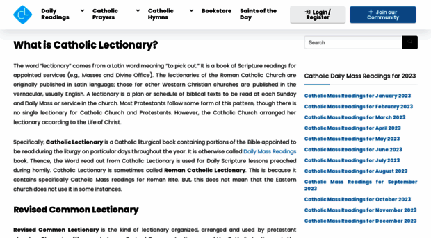 catholiclectionary.com