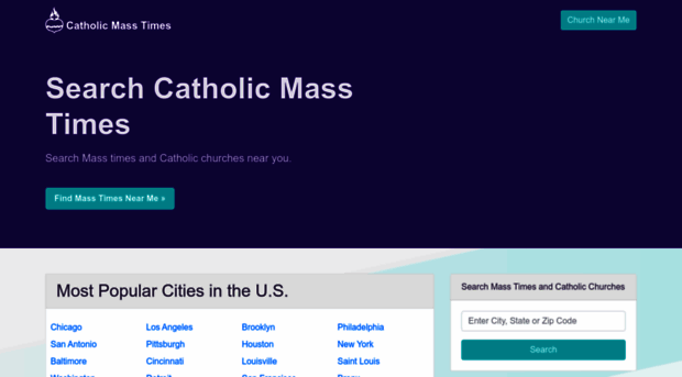 catholicmasstime.org