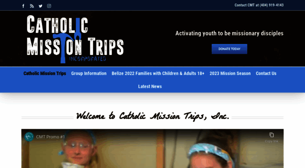 catholicmissiontrips.net