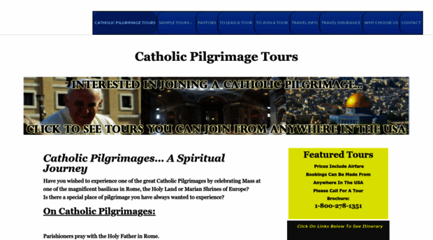 catholicpilgrimagetours.com